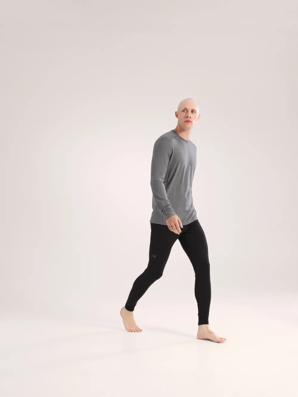 Rho Merino Wool Crew Neck LS Men's