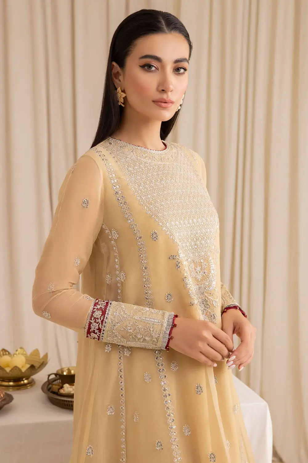 EMBROIDERED CHIFFON SETS