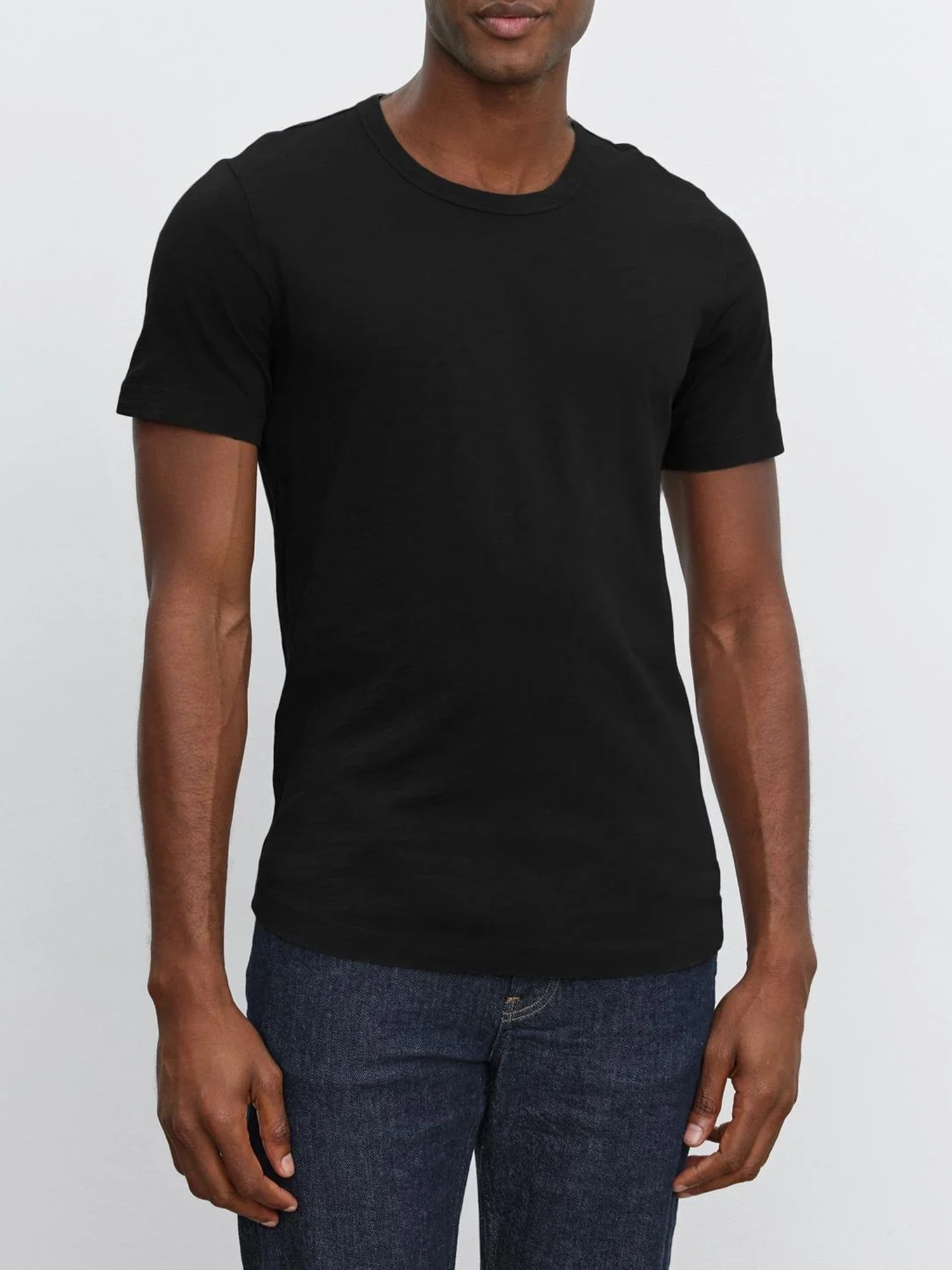 Round Neck Short Sleeve Cotton T-Shirt