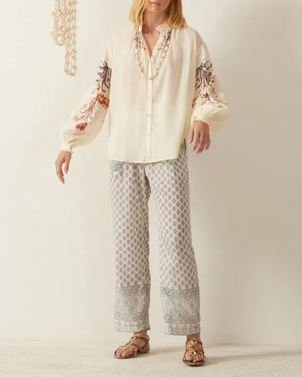 Poet Sun Lily Valley Blouse