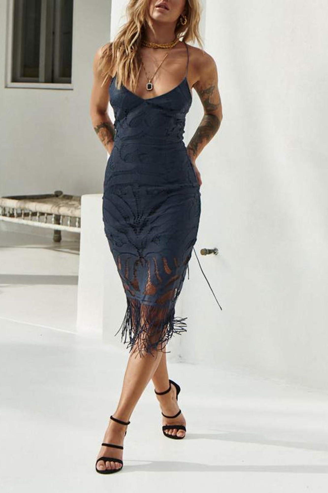 Khaleesi Dress (Steel Blue) - PRE ORDER