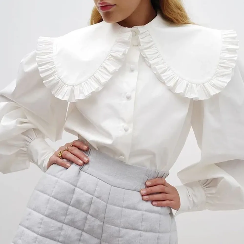 Florence Oversized Collar Blouse