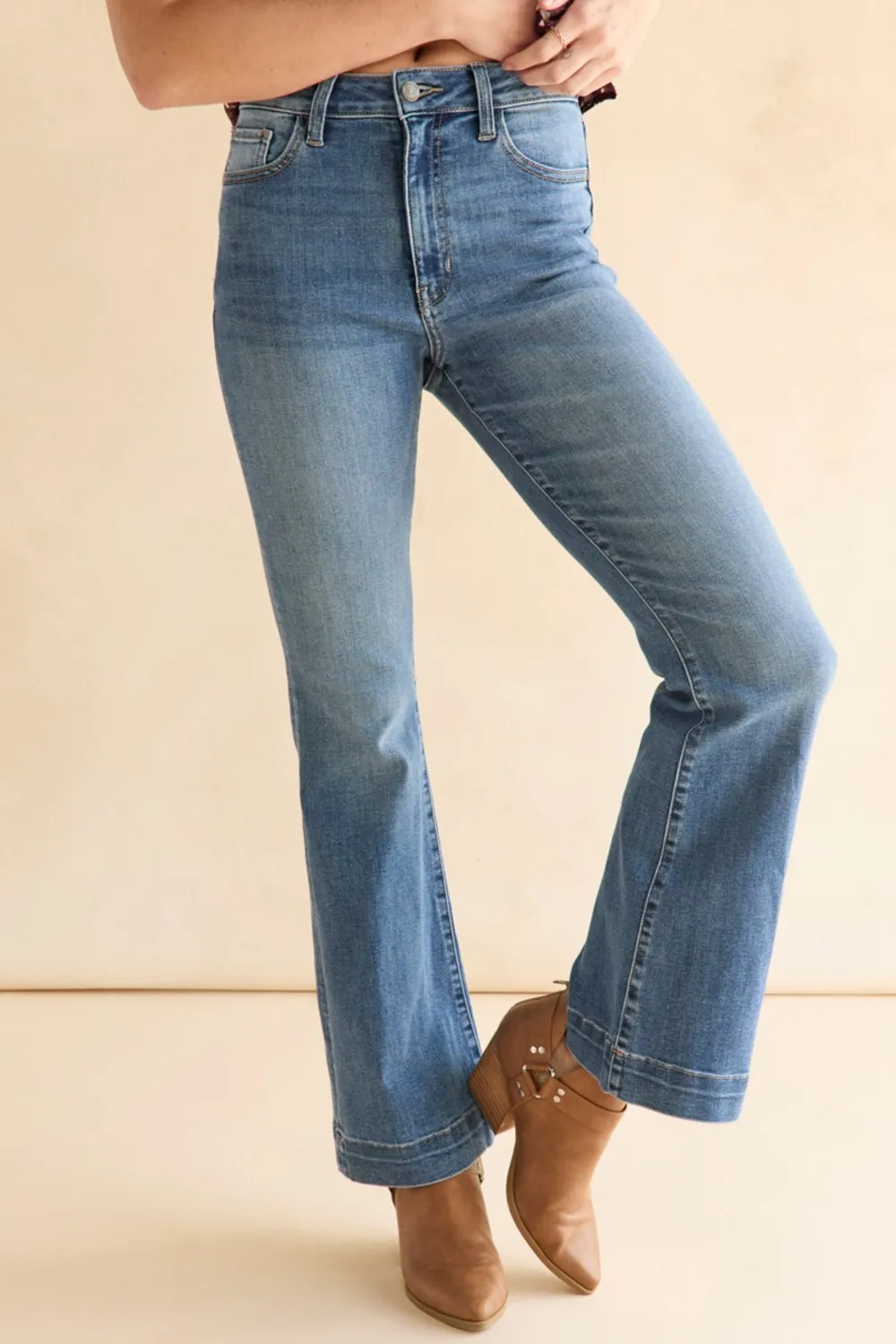 Irene High Rise Flare Jeans