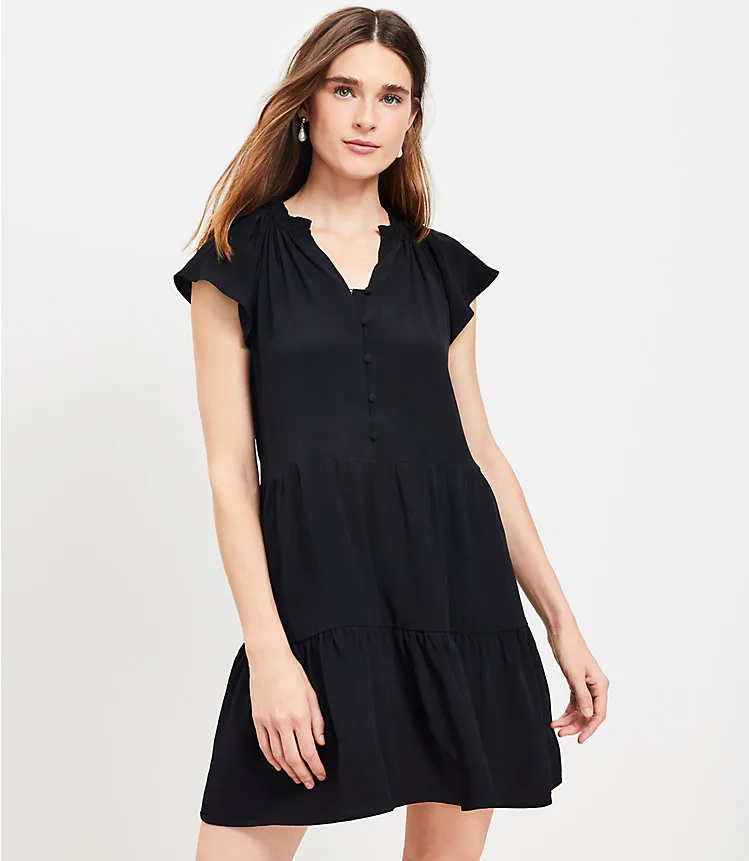 Flutter Tiered Swing Dress