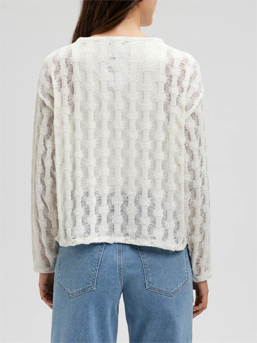 Woven Sweater