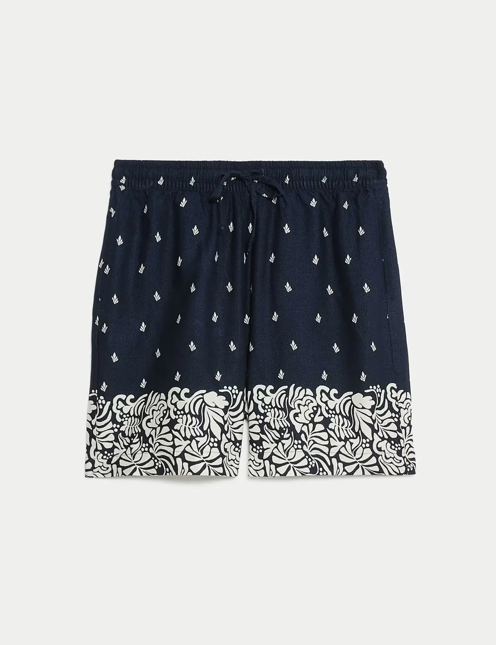 Floral Printed Slight Stretch Shorts