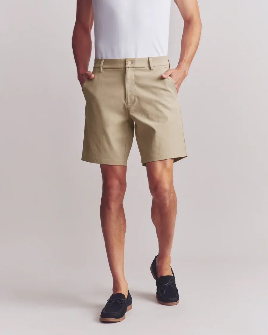 Drawstring Closure Inseam Shorts