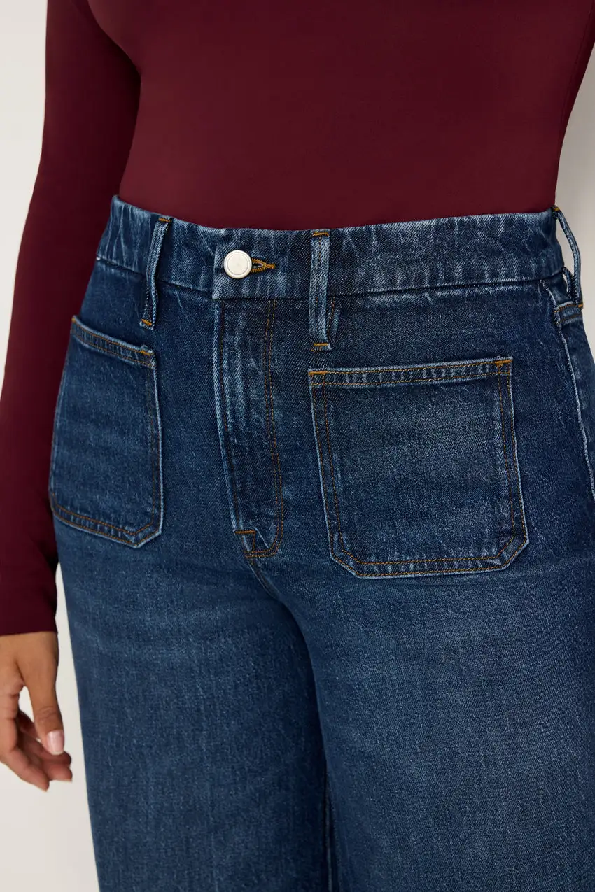 GOOD WAIST PALAZZO JEANS