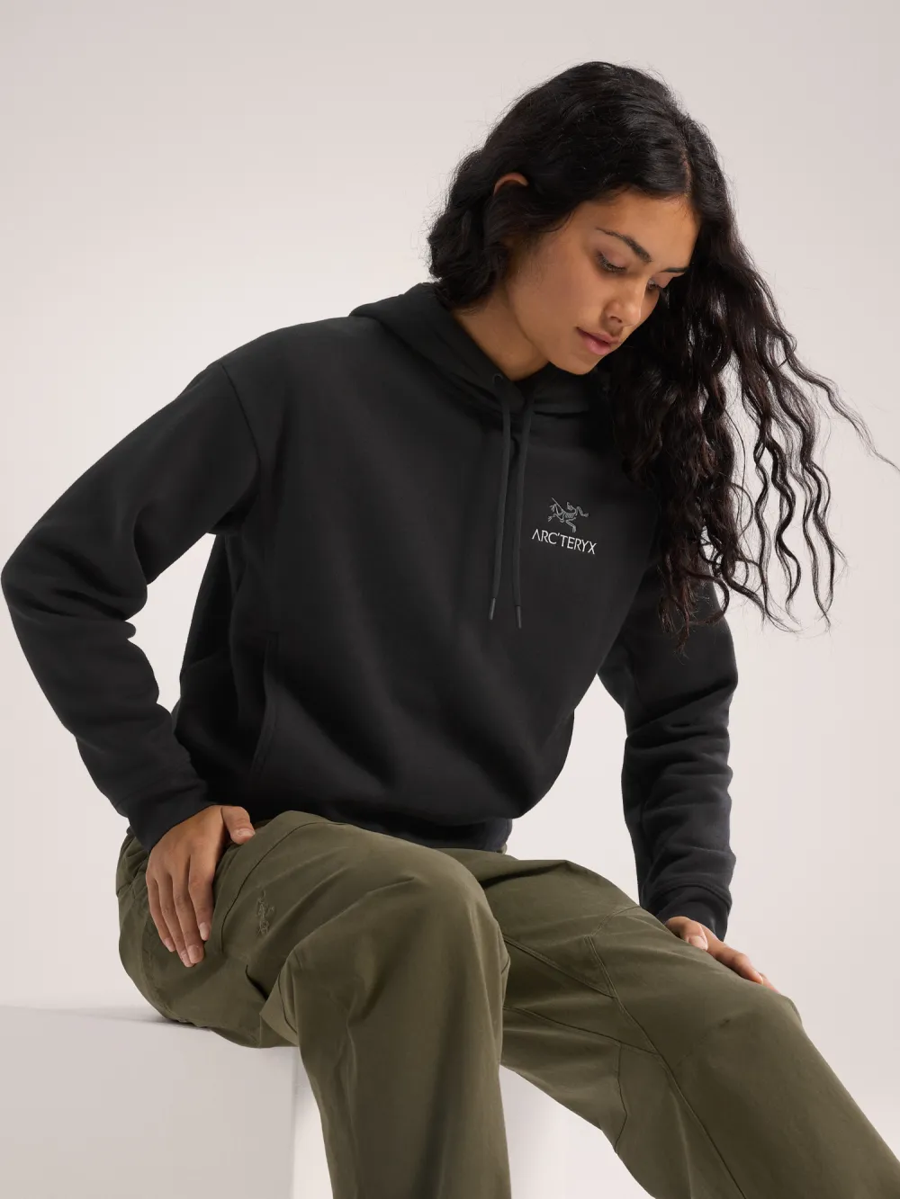 Emblem Fleece Hoody Women's