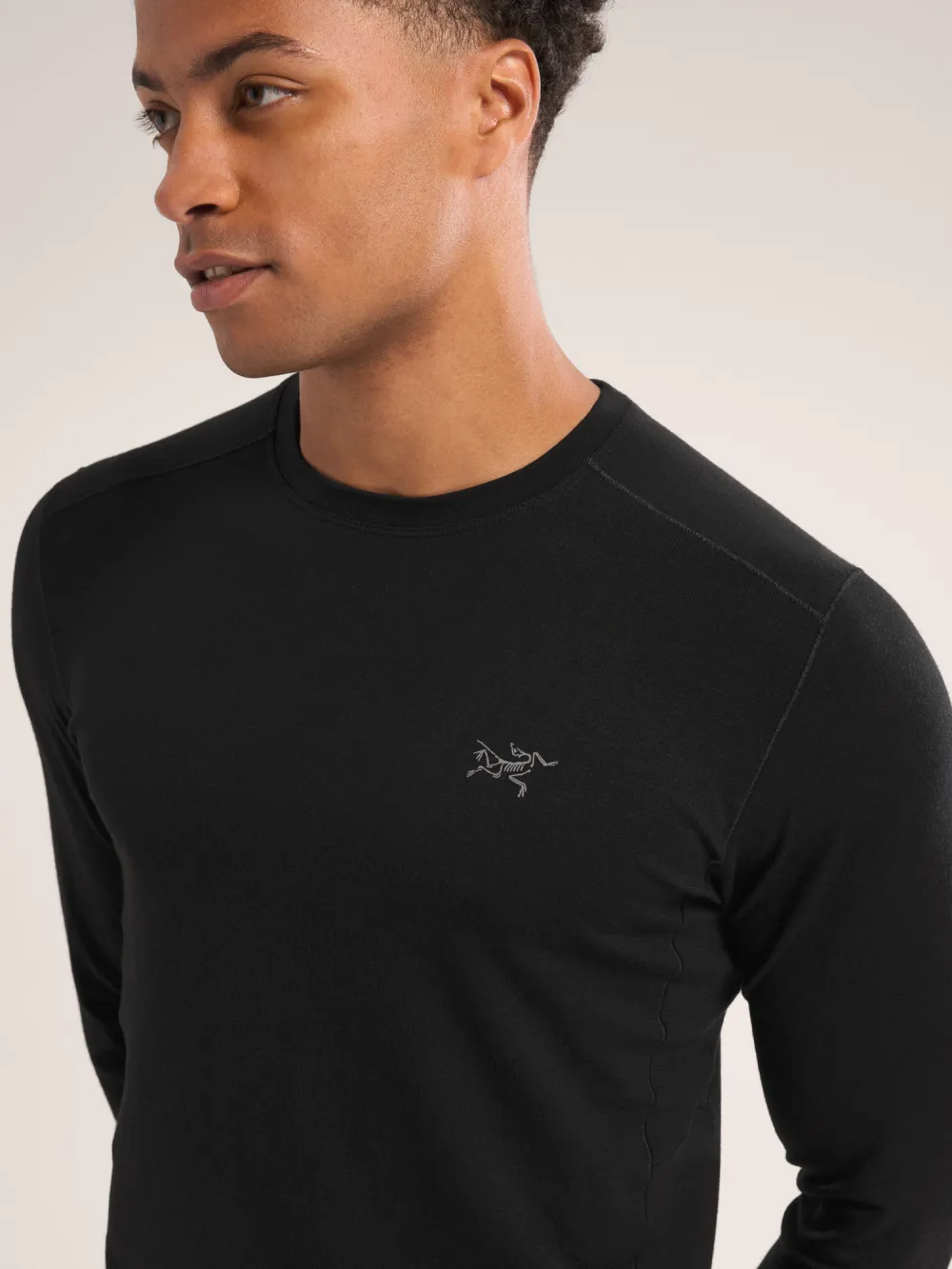 Rho Merino Wool Crew Neck LS Men's