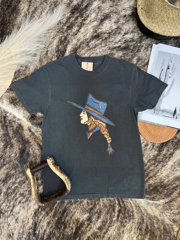 Midnight Cowgirl Tee