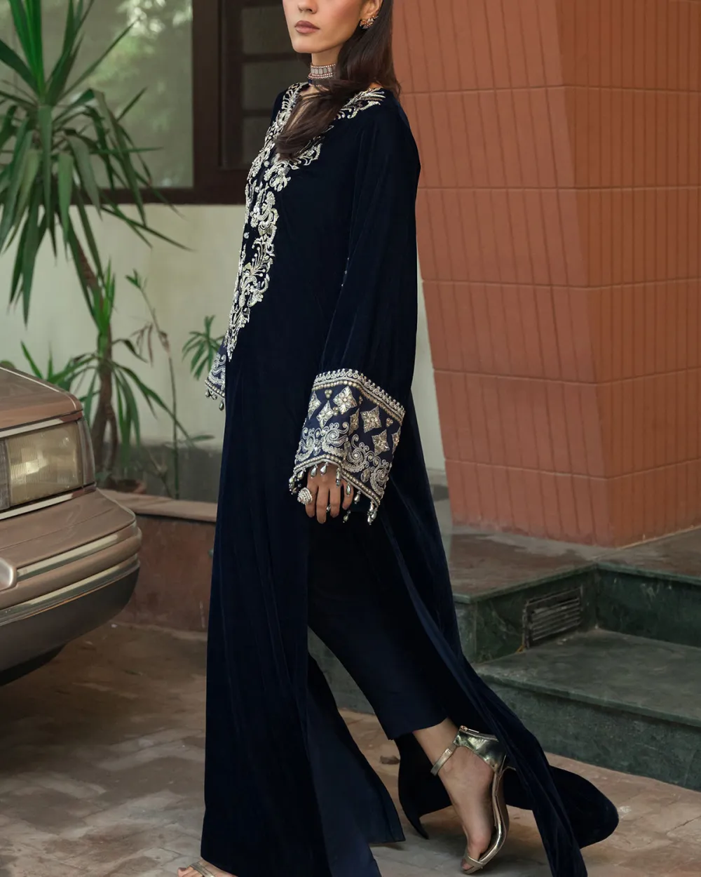 Statement Navy Kaftan