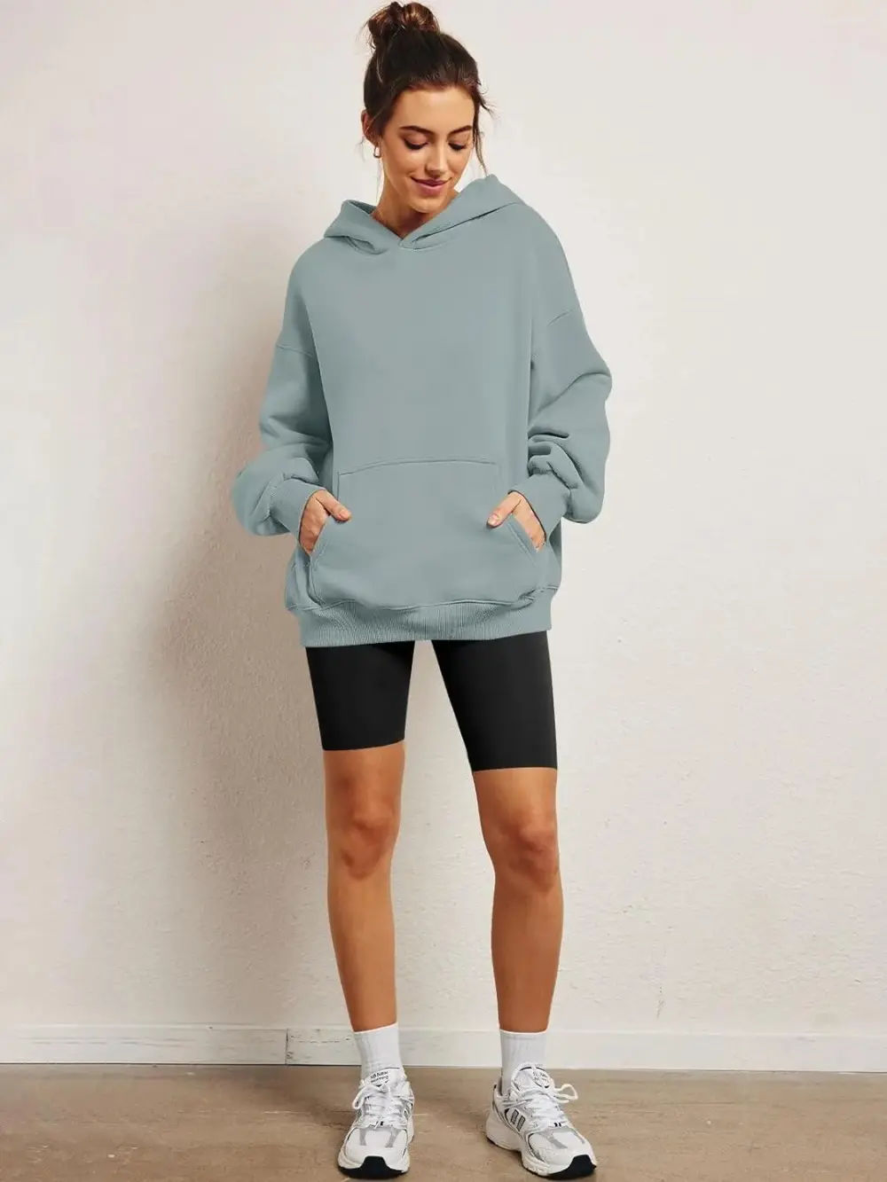 Womens Oversized Hoodies Fleece Sweatshirts Long Sleeve Sweaters Pullover Fall Clothes with Pocket