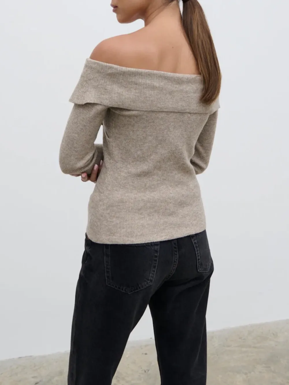 Daphne Cross Over Knit Top