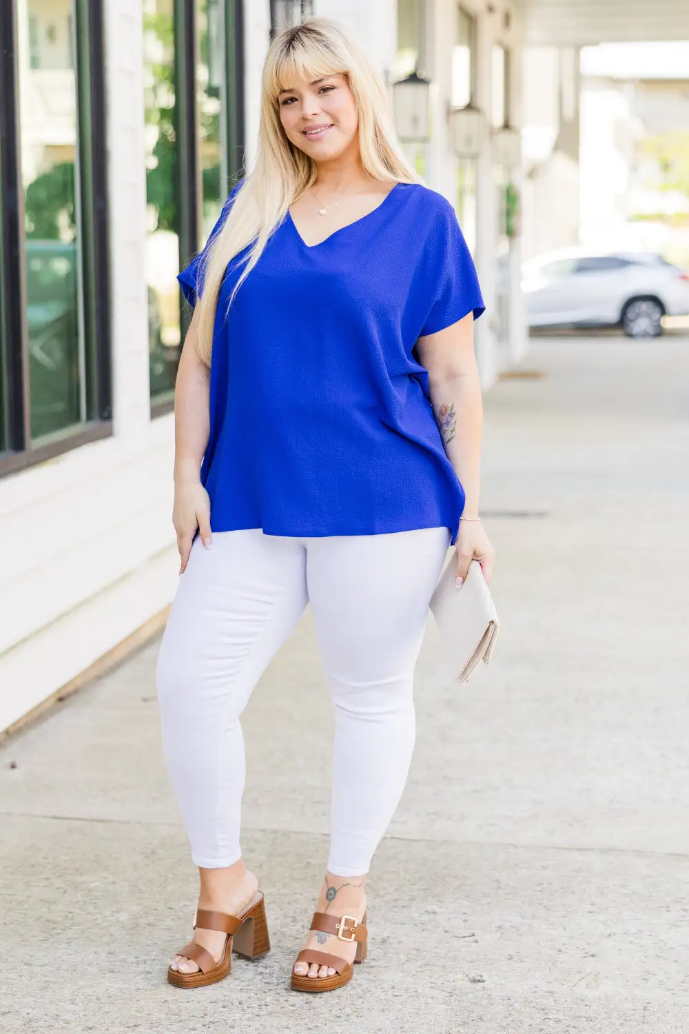 Our Oasis Top, Royal Blue