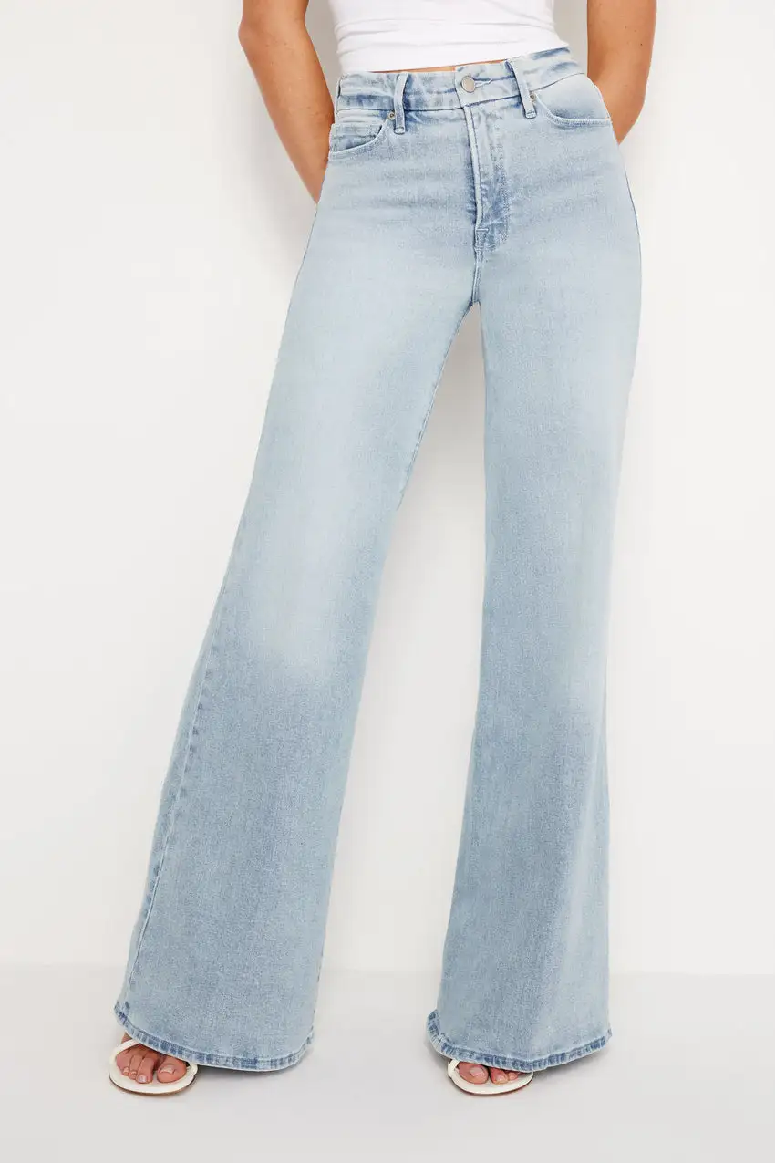 GOOD WAIST PALAZZO JEANS