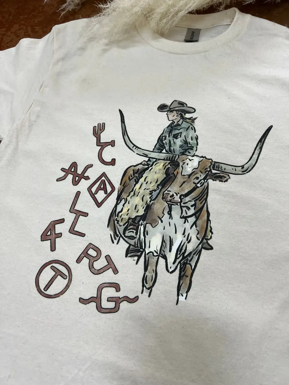 Branded Longhorn Tee