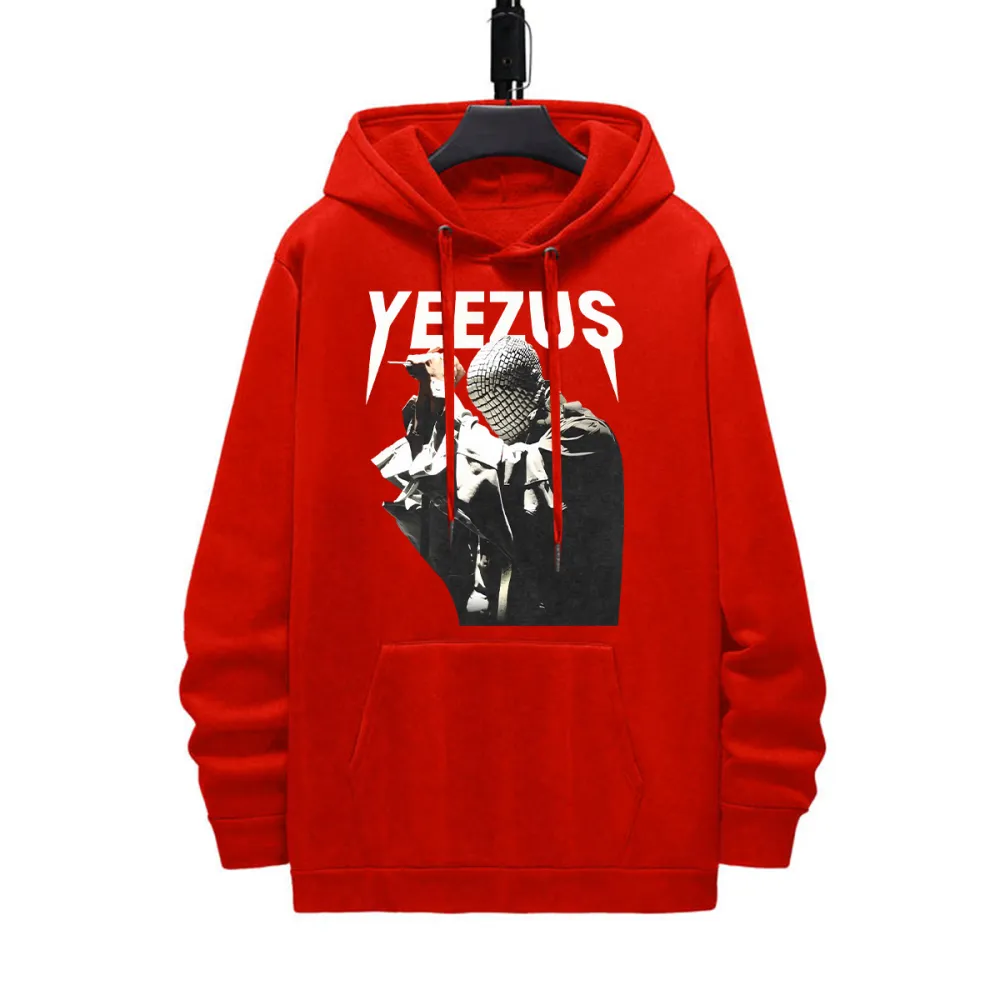 KANYE WEST-YEEZUS 2 SIDES Cotton Vintage Hoodie