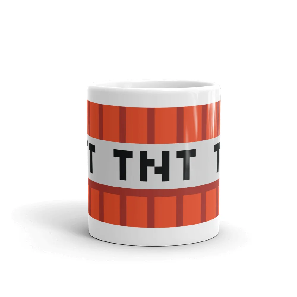 Minecraft TNT White Mug