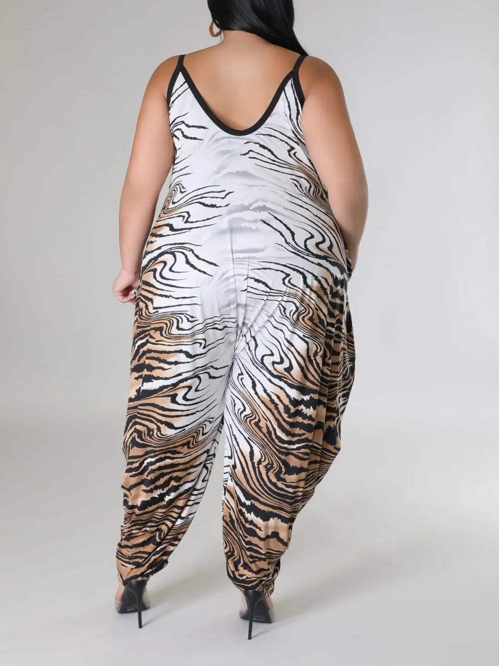 Print One-Piece Pants For Women In Large Fashion