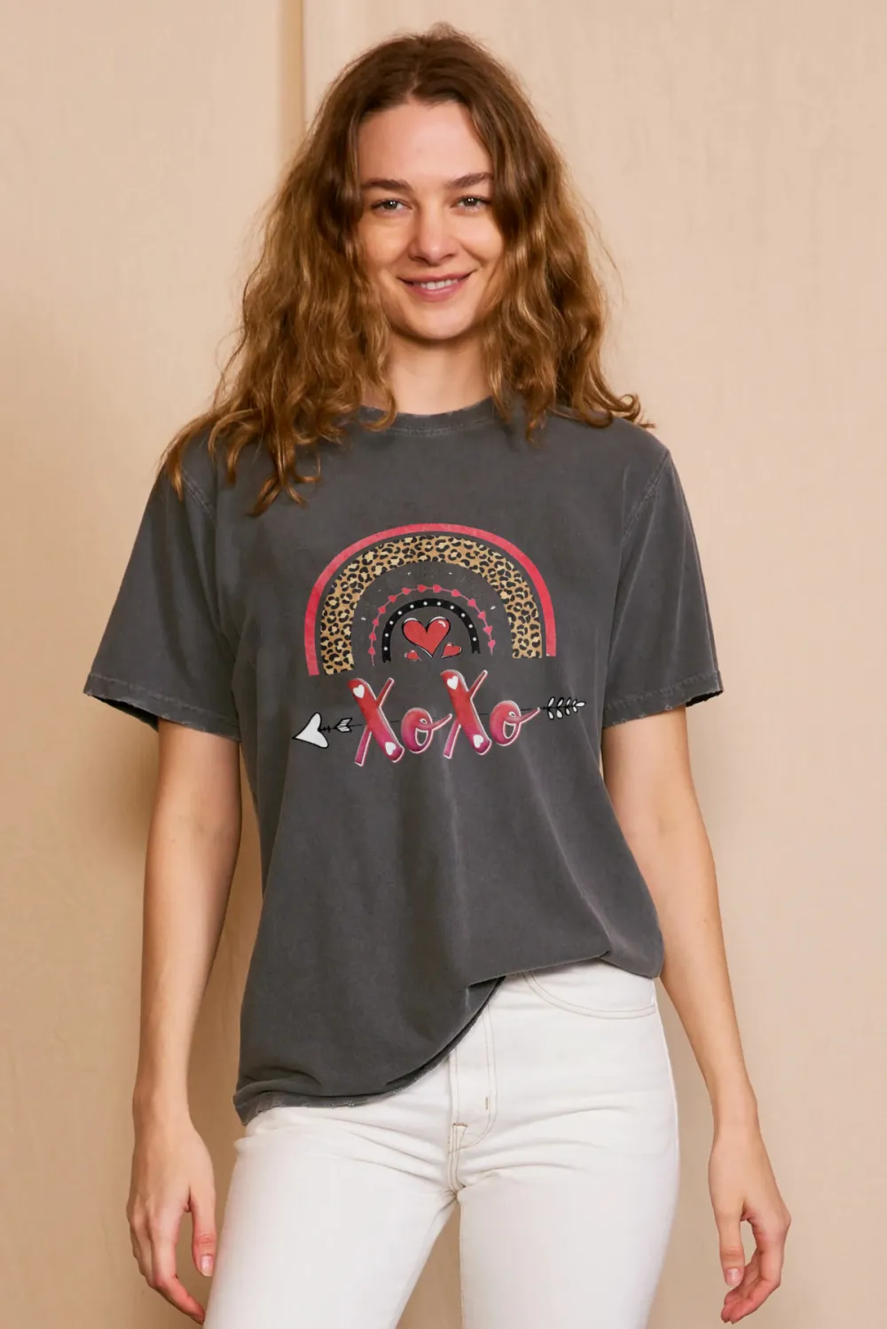 Women's letter printed T-shirt