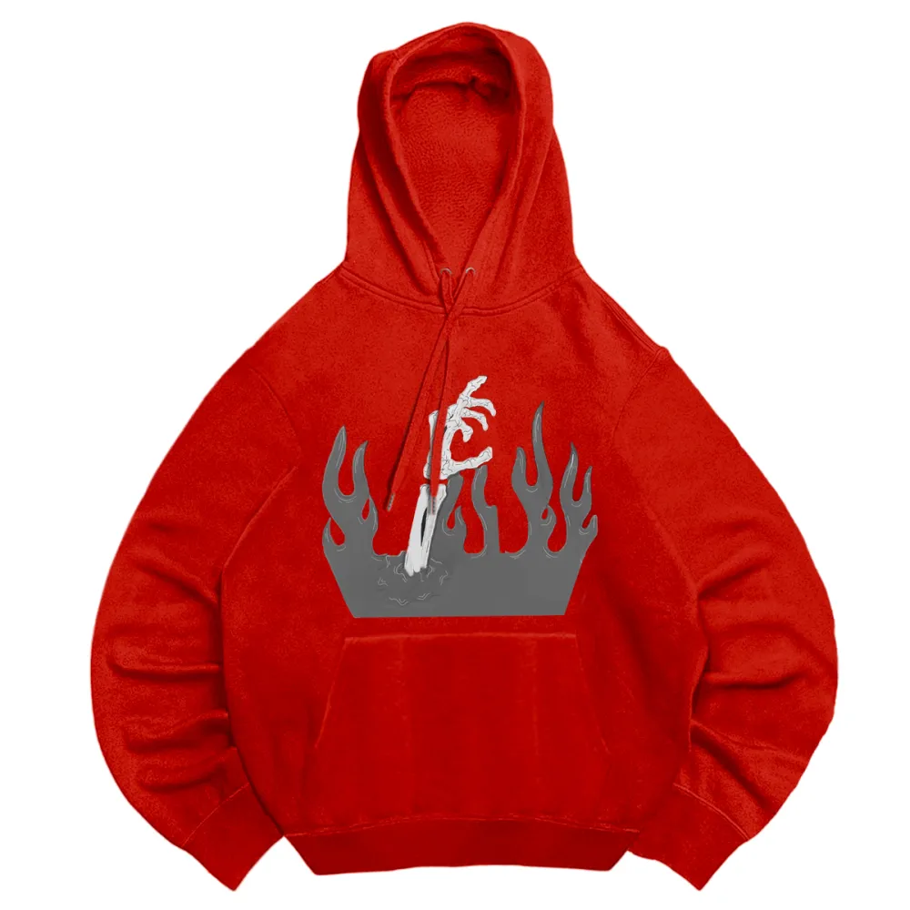 hand frame wave sweatshirt