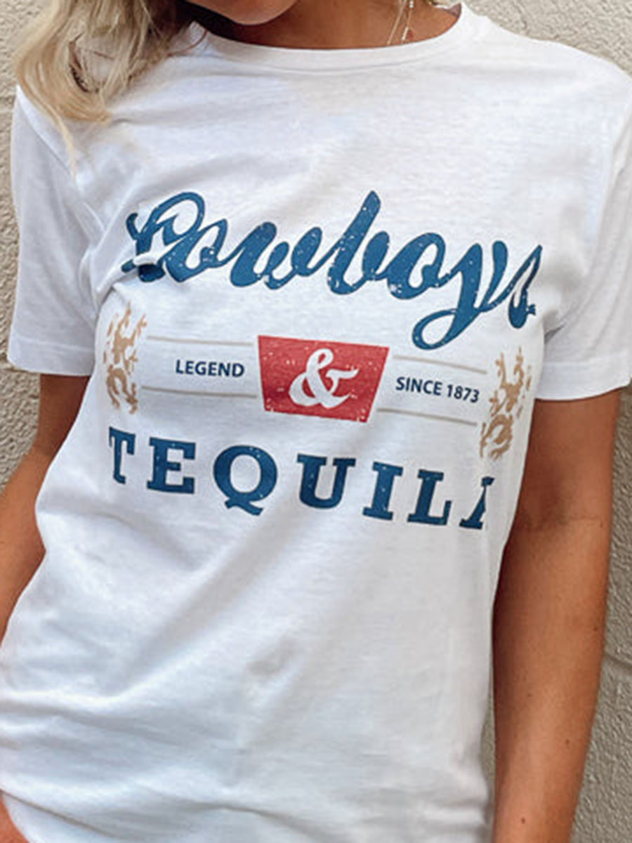 Cowboys & Tequila Graphic Tee