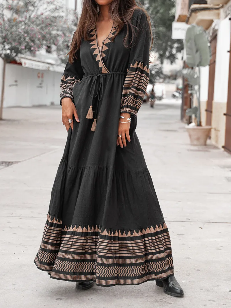 Vacation bohemian dress