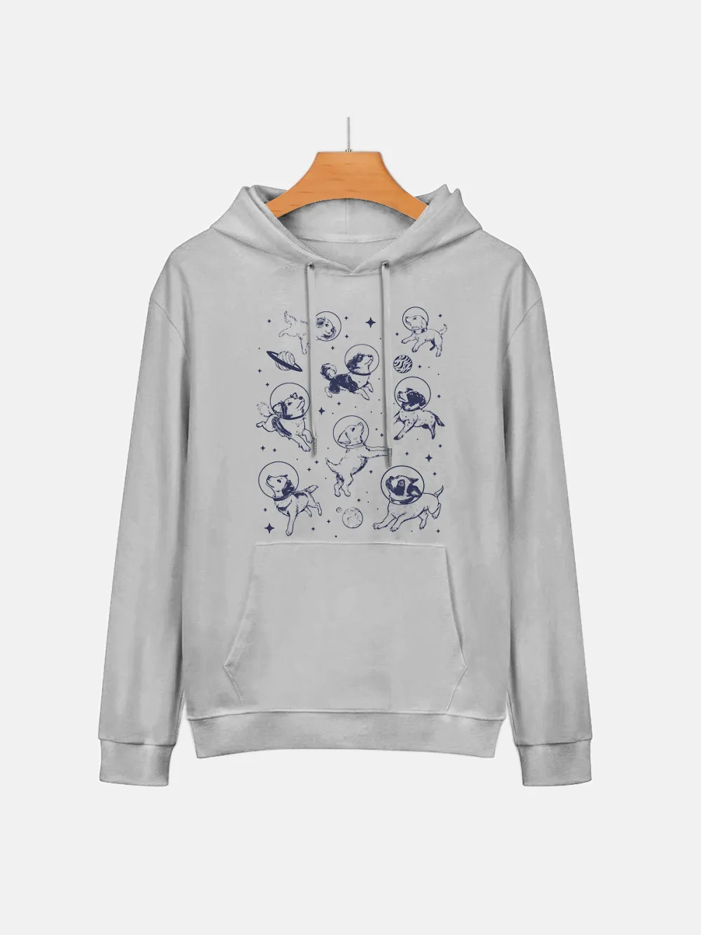 OCEAN CREATURES PATTERN HOODIE