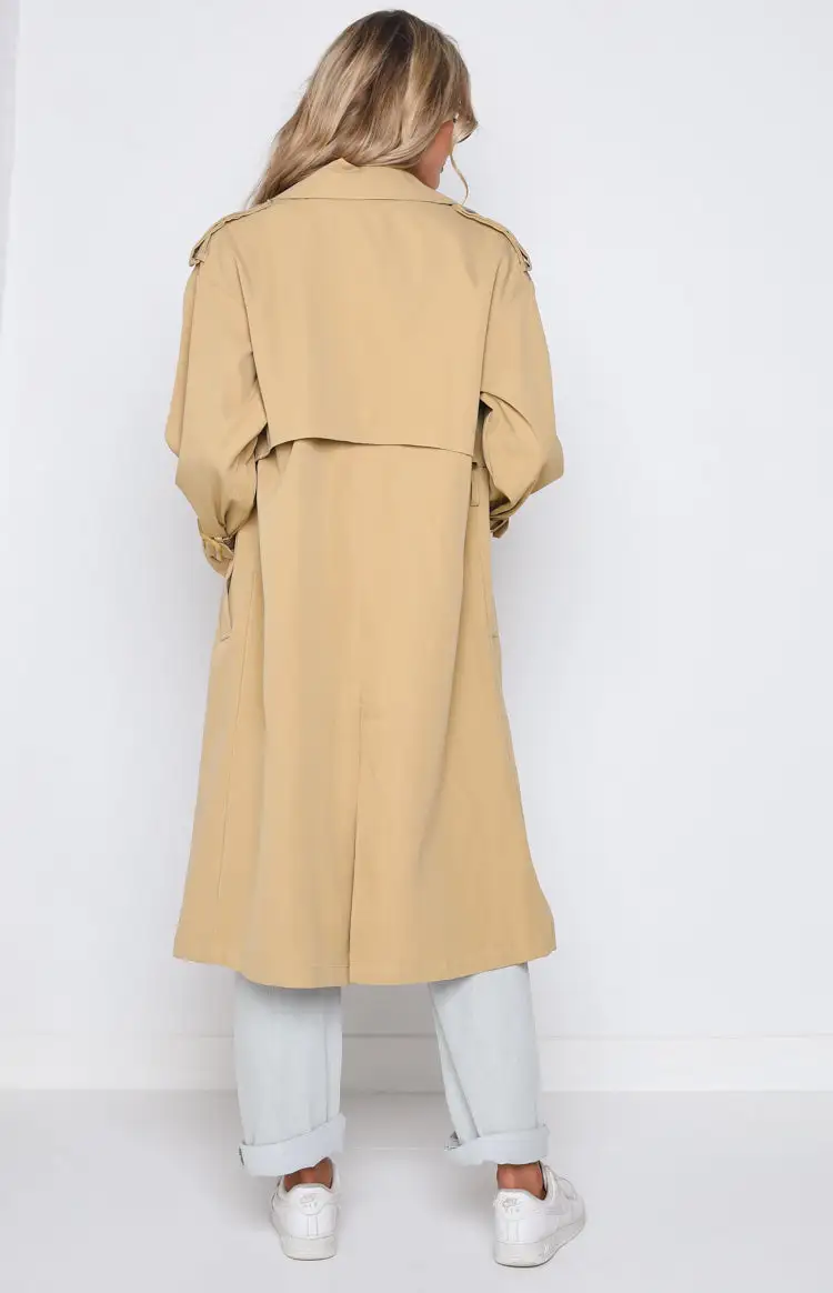 Giselle Beige Trench Coat