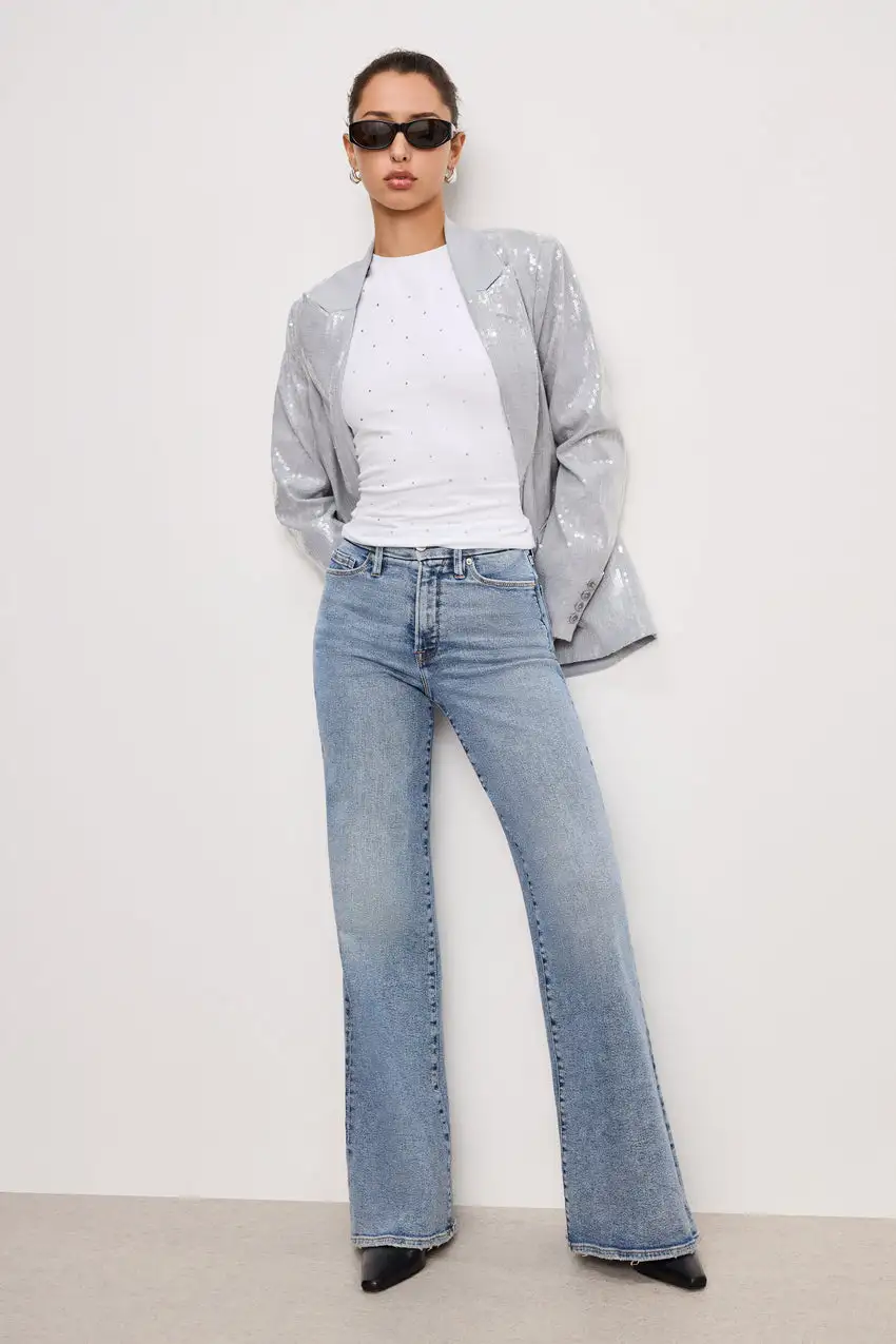 GOOD WAIST PALAZZO JEANS