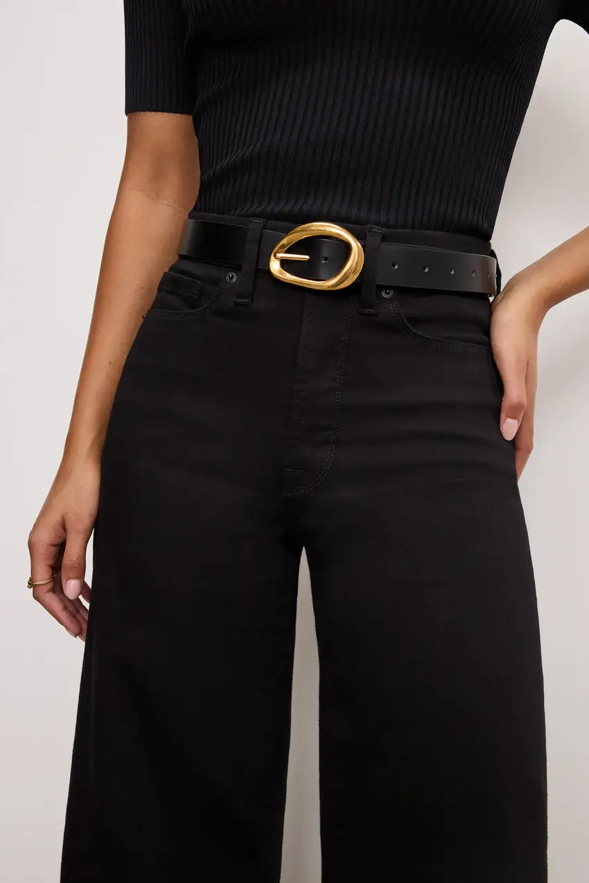 GOOD WAIST CROPPED PALAZZO NEVER FADE JEANS