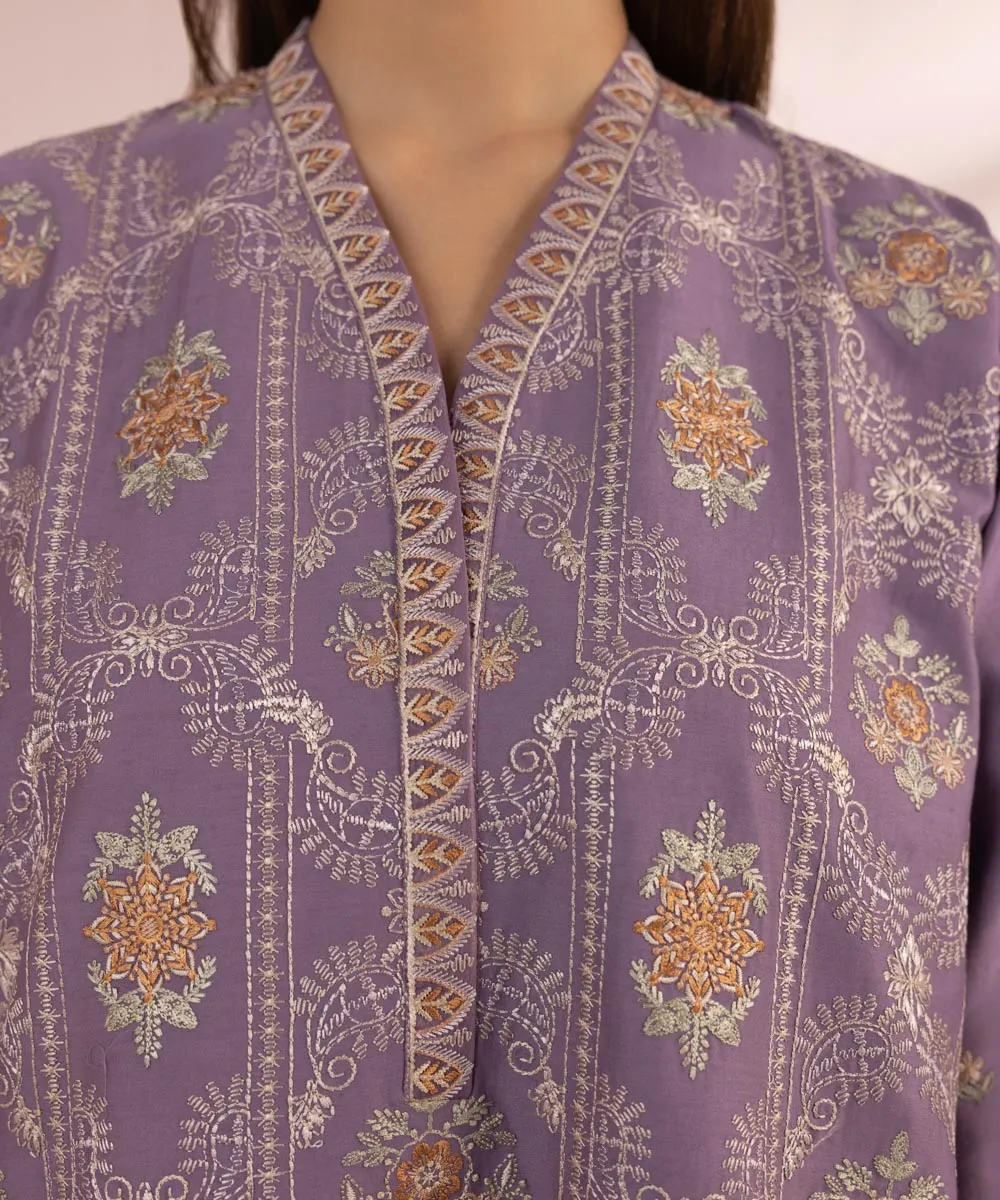 3 Piece - Embroidered Lawn Suit