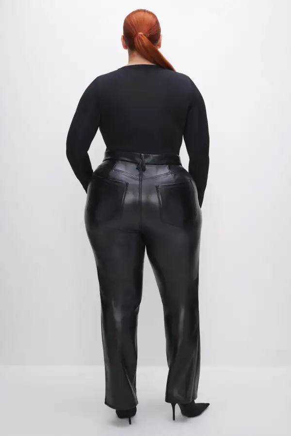 GOOD ICON FAUX LEATHER PANTS