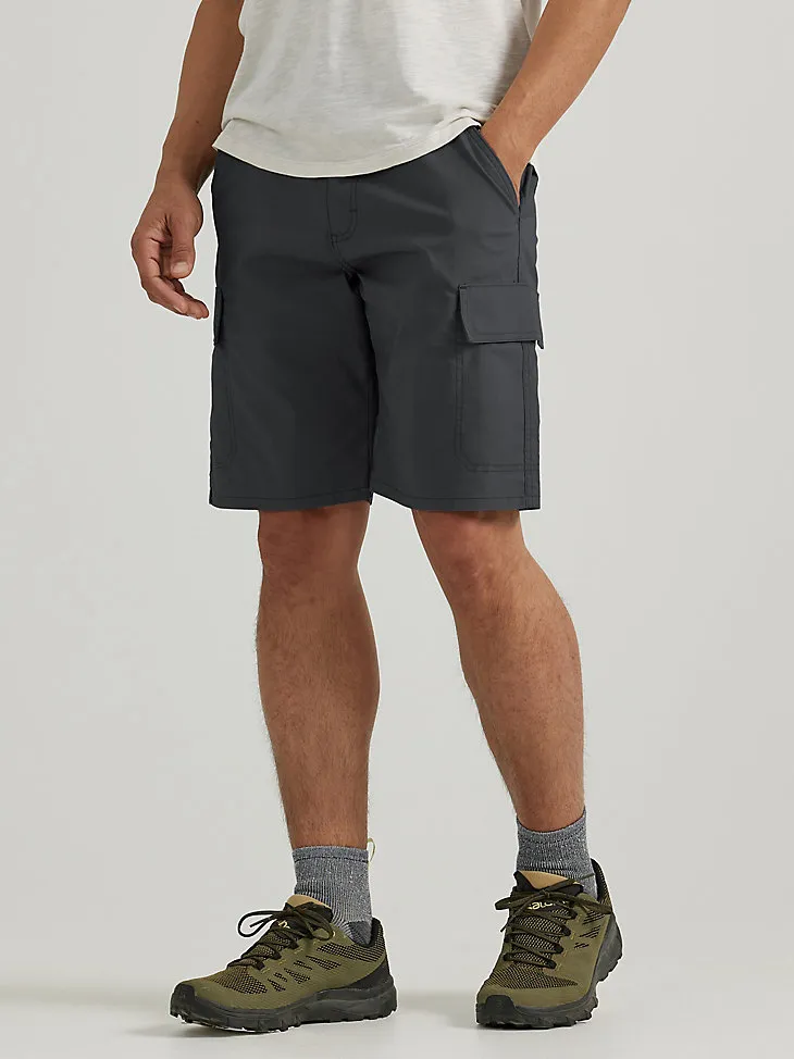 ATG BY WRANGLER™ MEN'S FLEX CARGO SHORT IN DUSTY OLIVE