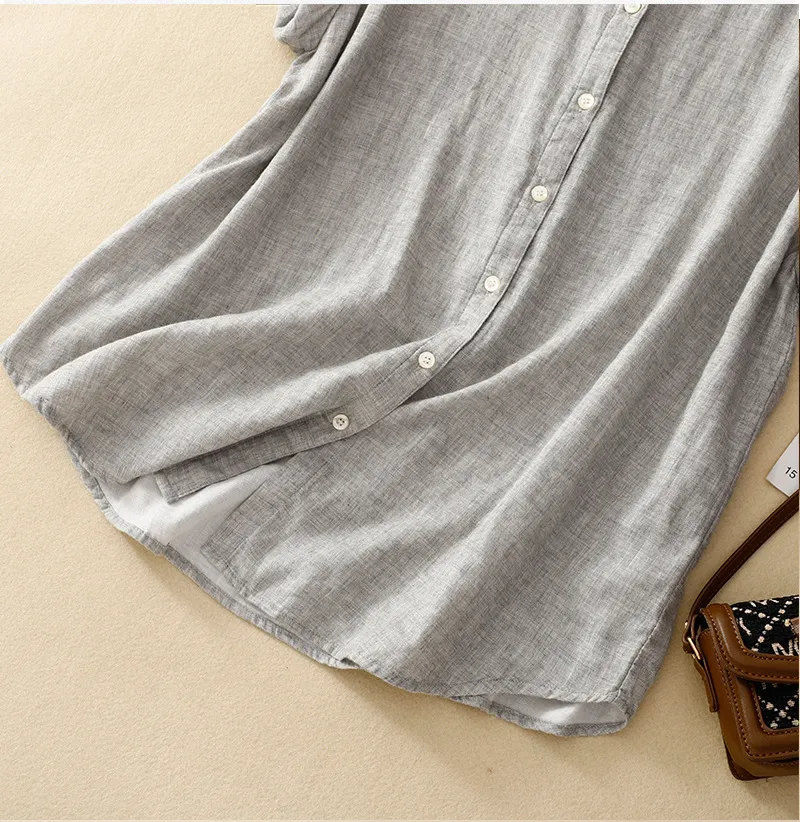 Stand Collar Comfortable Casual Shirt