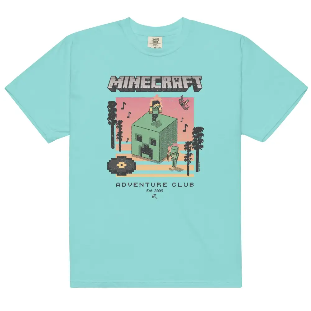 Minecraft 15th Anniversary Vintage Summer Band Comfort Colors Adult T-Shirt