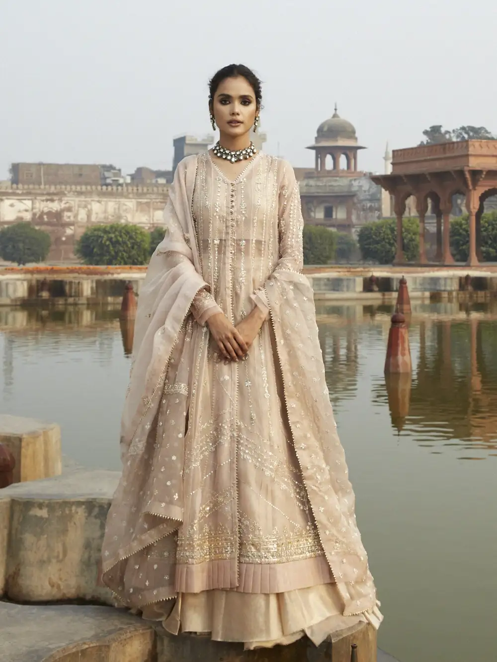 KALIDAR W/ SEAMLESS LEHENGA & DUPATTA