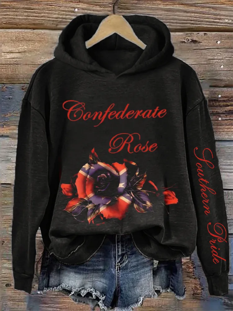 Rebel Rose Southern Pride Vintage Washed Hoodie