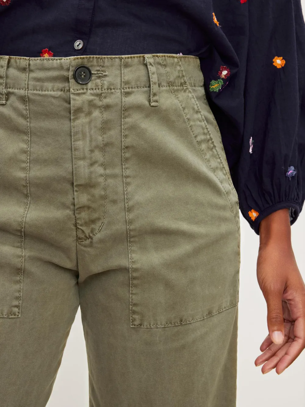 Mya Cotton Canvas Pant