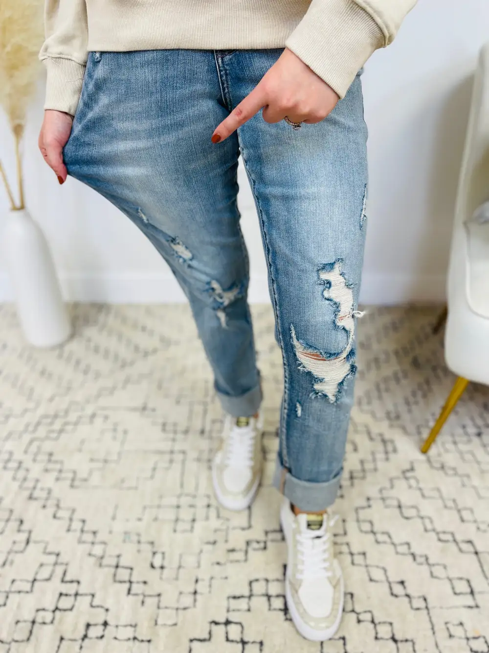 Plus/Reg My Next Boyfriend Jeans