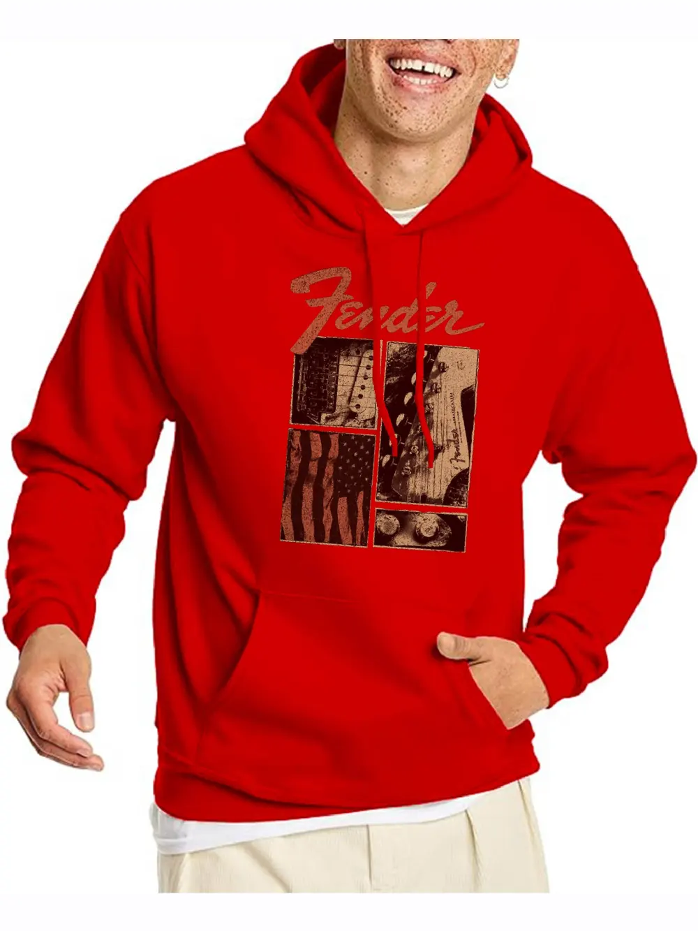 Fender Stratocaster VINTAGE GRAPHIC HOODIE