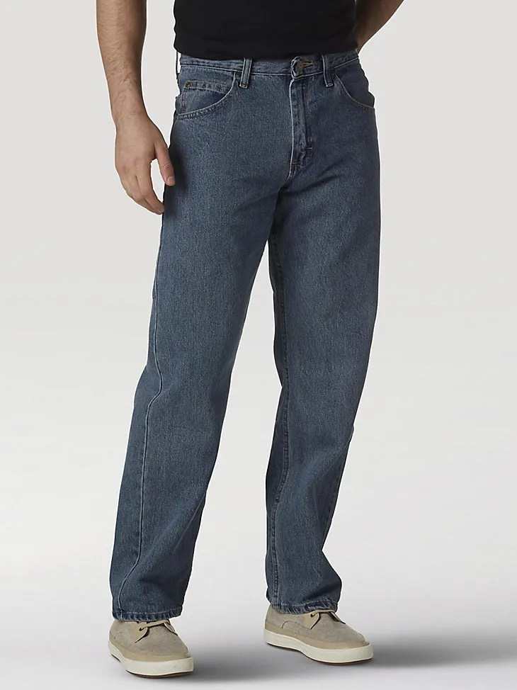 WRANGLER® FIVE STAR PREMIUM DENIM RELAXED FIT JEAN IN STONE BLEACH