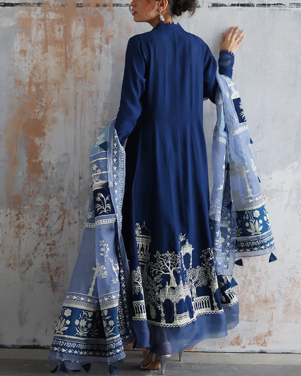 Enchanting Indigo kaftan