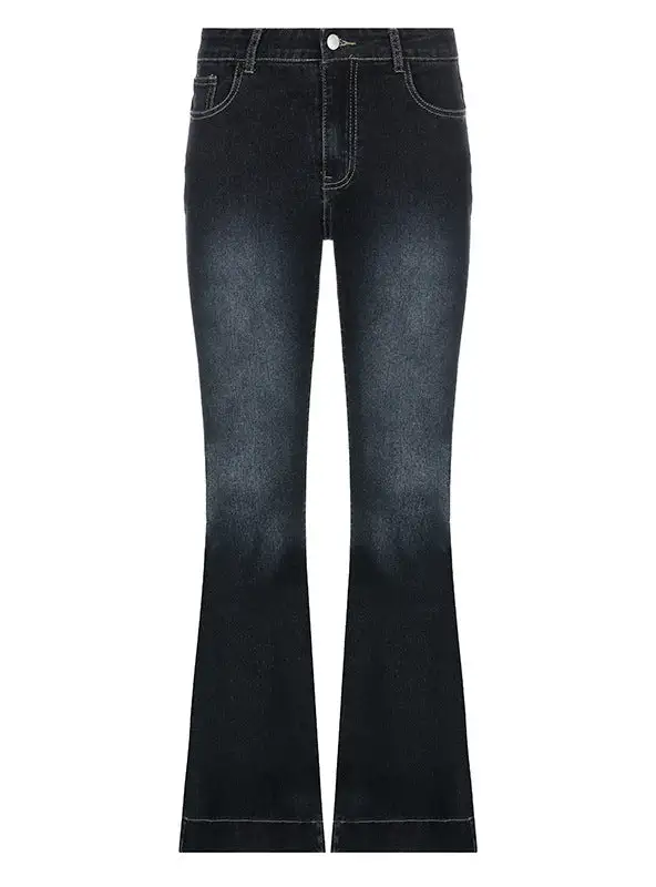 Low Waist Straight Slim Jeans