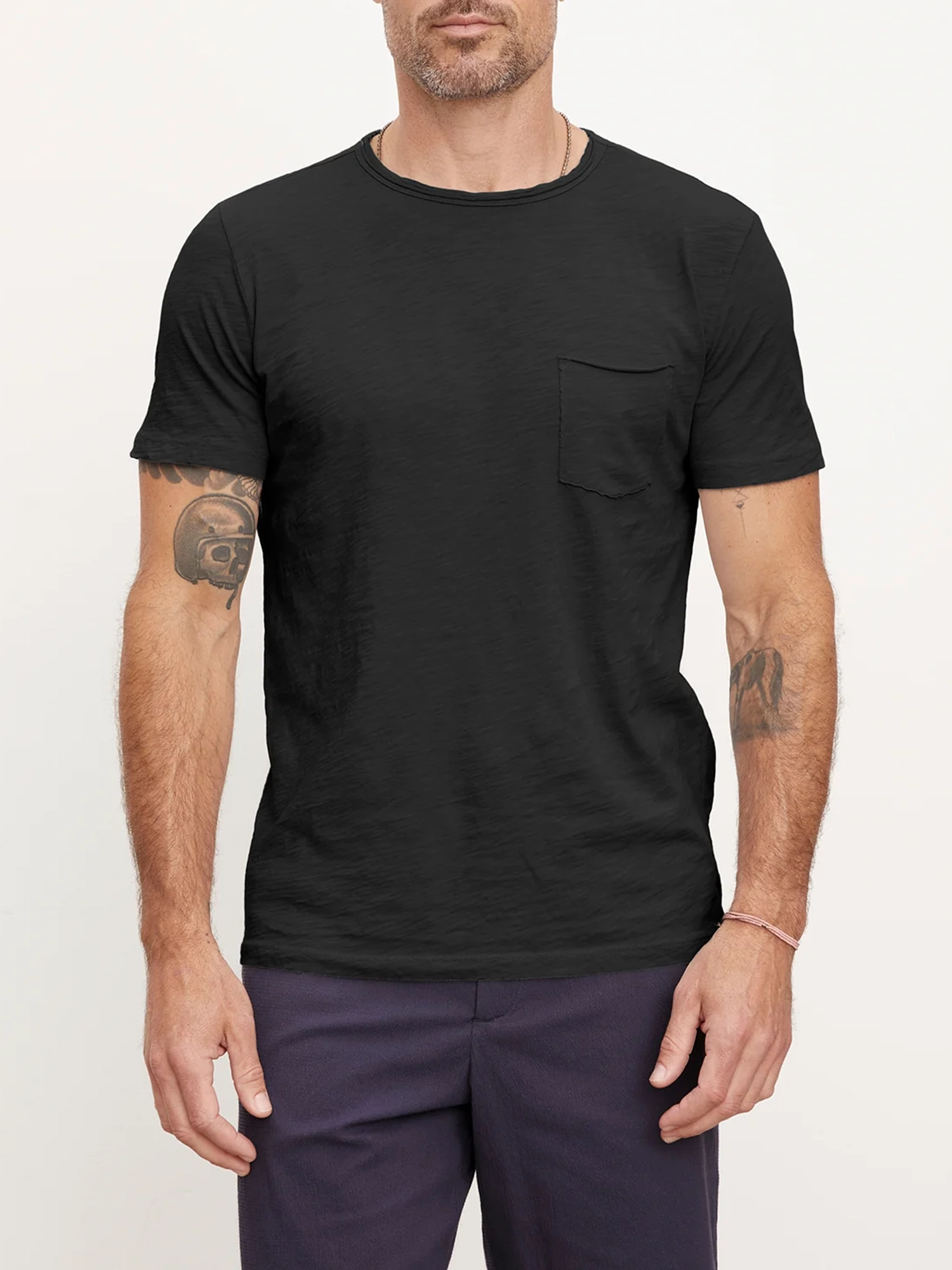 Men'S Cotton Basic Short Sleeve T-Shirt