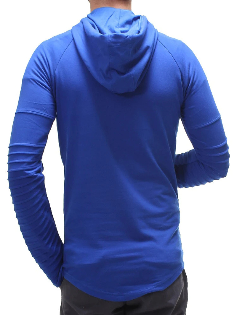 Men's Fashion Ribbed Hoodie