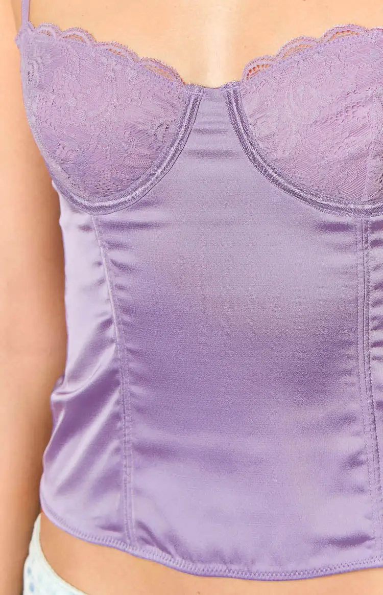 Graicey Purple Corset Top