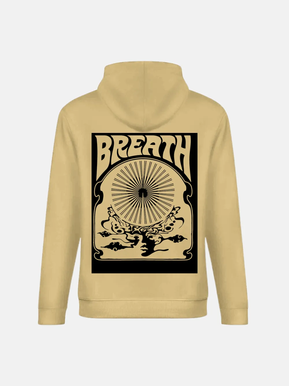 BREATH PATTERN PRINTED HOODIE