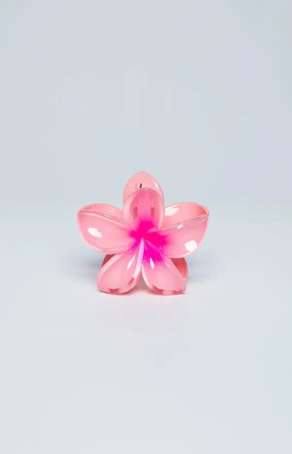 Frangipani Pink Flower Clip